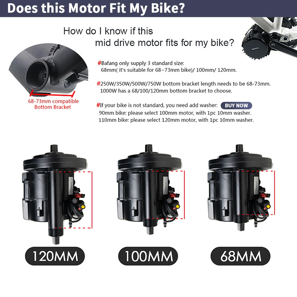Bafang BBSHD 1000W 48V 68mm ミッ - Bafang Bbshd 1000W Conversion Kit のレビューと価格